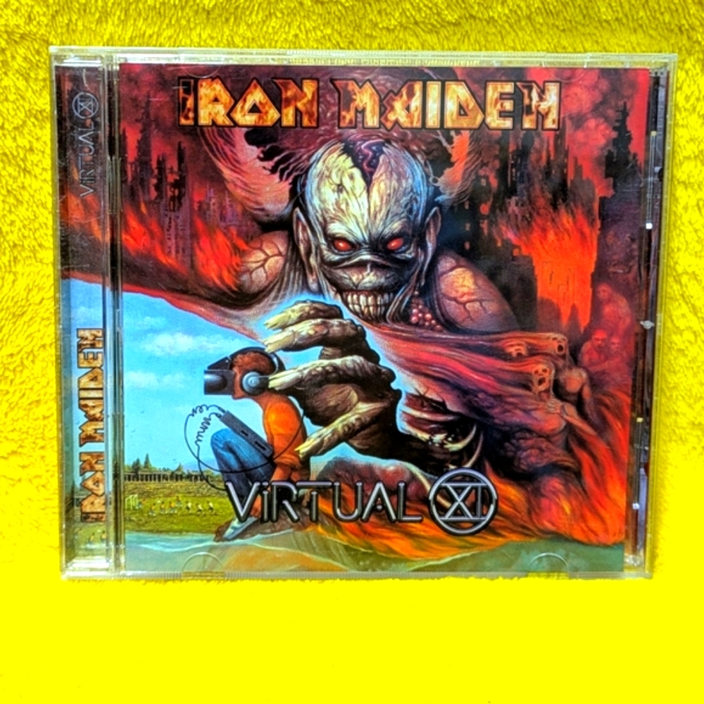 IRON MAIDEN Virtual XI | Complete CD in Original 3D Art Case | VG